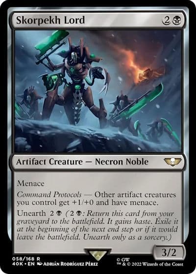 Skorpekh Lord Universes Beyond: Warhammer 40,000 Magic card