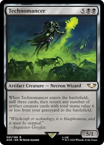 Technomancer Universes Beyond: Warhammer 40,000 Magic card