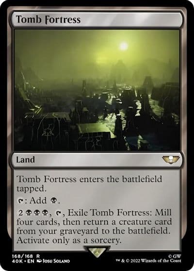 Tomb Fortress Universes Beyond: Warhammer 40,000 Magic card
