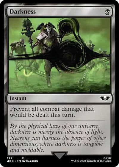 Darkness Universes Beyond: Warhammer 40,000 Magic card