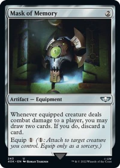 Mask of Memory Universes Beyond: Warhammer 40,000 Magic card