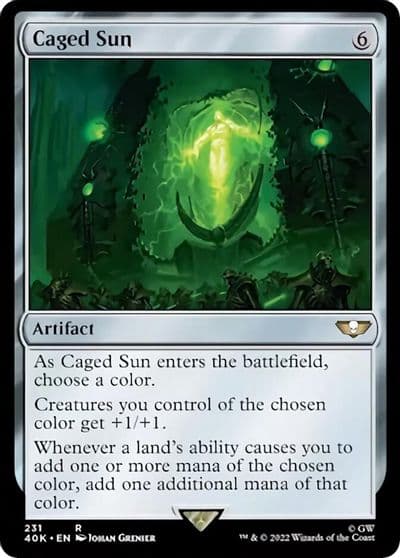 Caged Sun Surge Foil Universes Beyond: Warhammer 40,000 Magic card