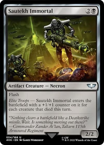 Sautekh Immortal Surge Foil Universes Beyond: Warhammer 40,000 Magic card