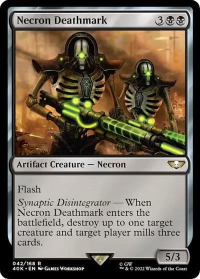Necron Deathmark Surge Foil Universes Beyond: Warhammer 40,000 Magic card