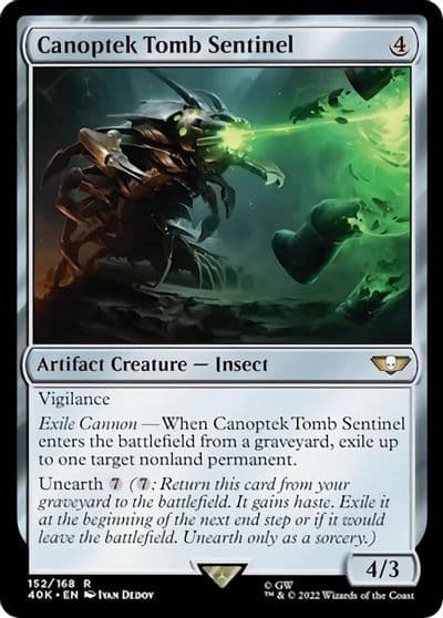 Canoptek Tomb Sentinel Surge Foil Universes Beyond: Warhammer 40,000 Magic card