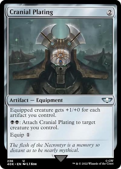 Cranial Plating Surge Foil Universes Beyond: Warhammer 40,000 Magic card