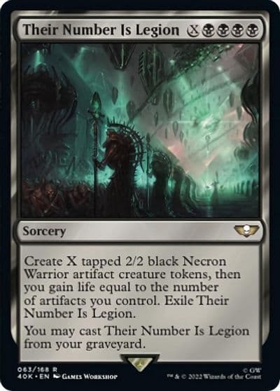 Their Number Is Legion Surge Foil Universes Beyond: Warhammer 40,000 Magic card