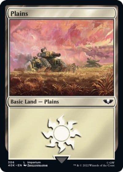Plains 306 Universes Beyond: Warhammer 40,000 Magic card