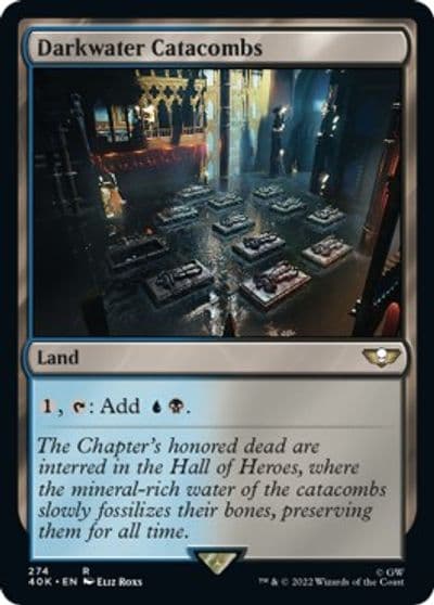 Darkwater Catacombs Universes Beyond: Warhammer 40,000 Magic card