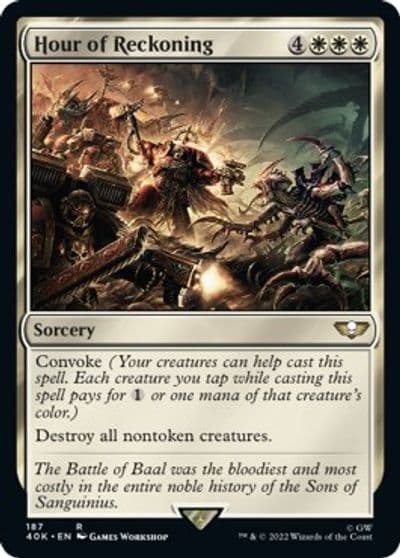 Hour of Reckoning Universes Beyond: Warhammer 40,000 Magic card