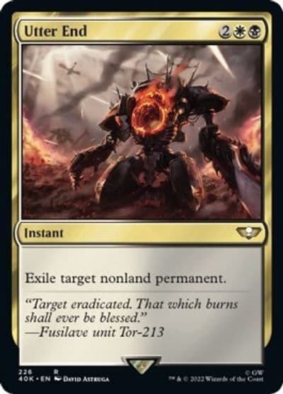 Utter End Universes Beyond: Warhammer 40,000 Magic card