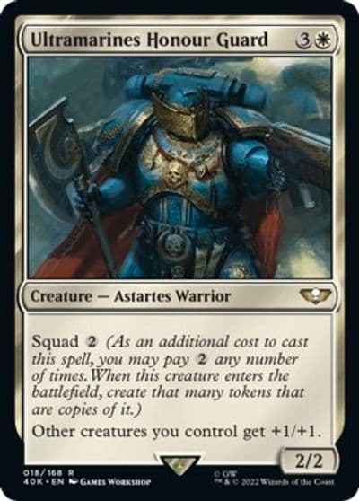 Ultramarines Honour Guard Universes Beyond: Warhammer 40,000 Magic card