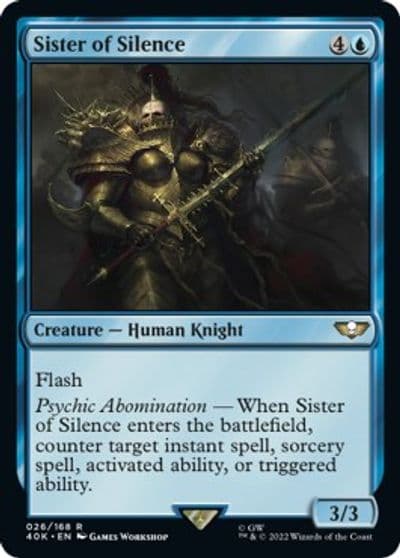 Sister of Silence Universes Beyond: Warhammer 40,000 Magic card