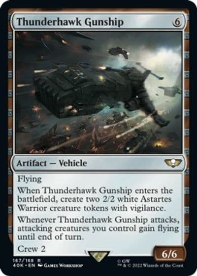Thunderhawk Gunship Universes Beyond: Warhammer 40,000 Magic card