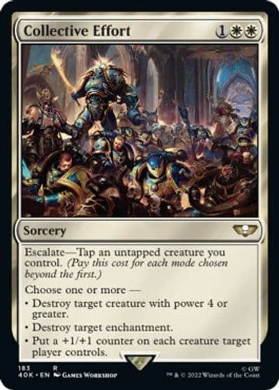 Collective Effort Surge Foil Universes Beyond: Warhammer 40,000 Magic card