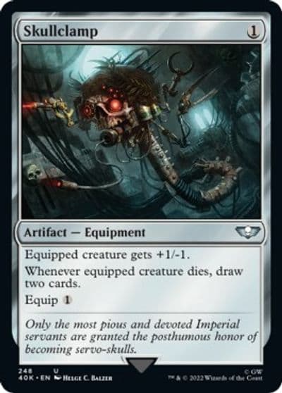 Skullclamp Surge Foil Universes Beyond: Warhammer 40,000 Magic card