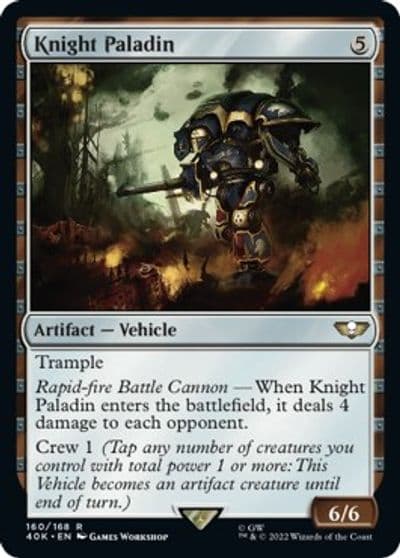 Knight Paladin Surge Foil Universes Beyond: Warhammer 40,000 Magic card