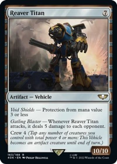 Reaver Titan Surge Foil Universes Beyond: Warhammer 40,000 Magic card
