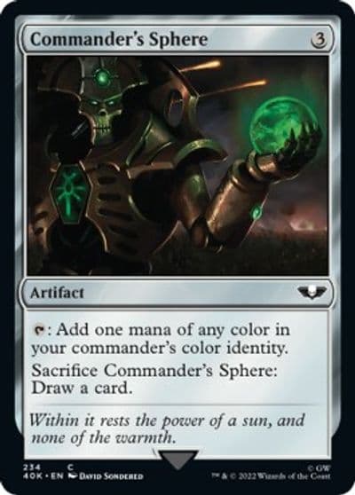 Commanders Sphere 234 Surge Foil Universes Beyond: Warhammer 40,000 Magic card