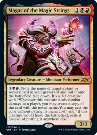Magar of the Magic Strings Unfinity Magic card
