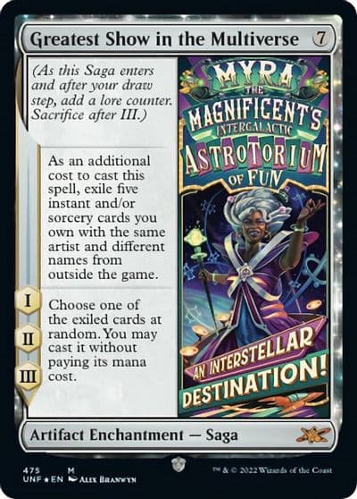 Greatest Show in the Multiverse Unfinity Magic card
