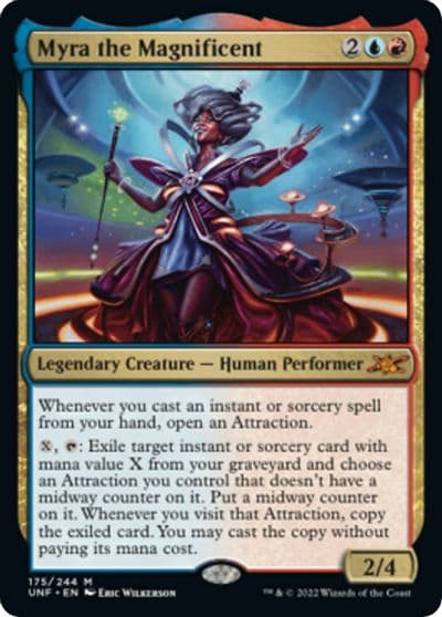 Myra the Magnificent Unfinity Magic card