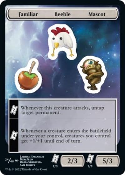 Familiar Beeble Mascot Unfinity Magic card