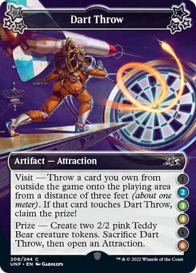 Dart Throw 2 3 4 6 Unfinity Magic card