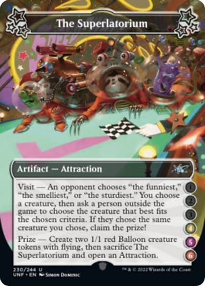 The Superlatorium 4 5 6 Unfinity Magic card