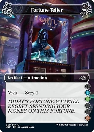 Fortune Teller 2 3 6 Unfinity Magic card