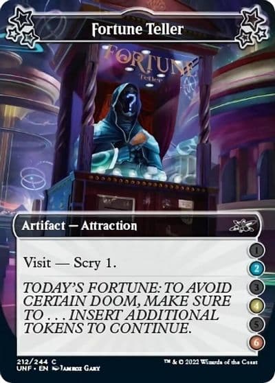 Fortune Teller 2 4 6 Unfinity Magic card