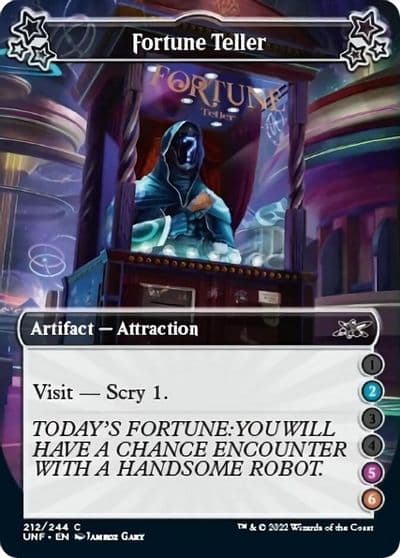 Fortune Teller 2 5 6 Unfinity Magic card