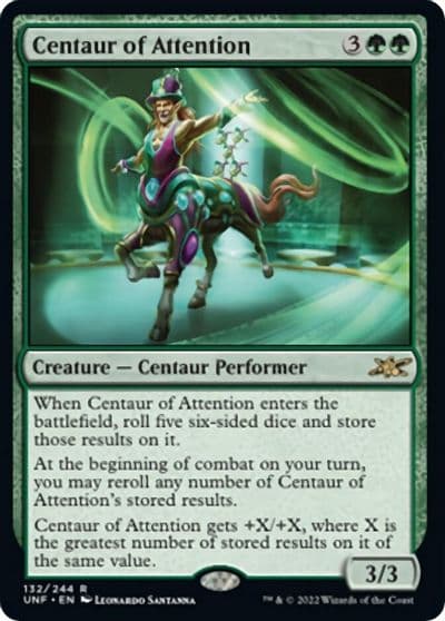 Centaur of Attention Unfinity Magic card