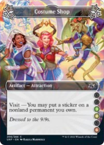 Costume Shop 3 4 6 Unfinity Magic card