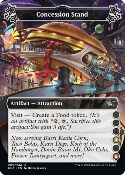 Concession Stand 4 6 Unfinity Magic card