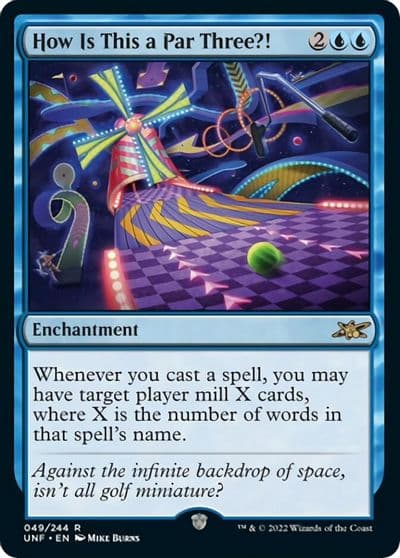 How Is This a Par Three Unfinity Magic card