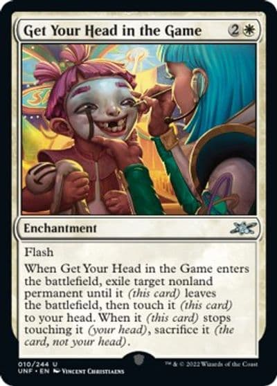 Get Your Head in the Game Unfinity Magic card