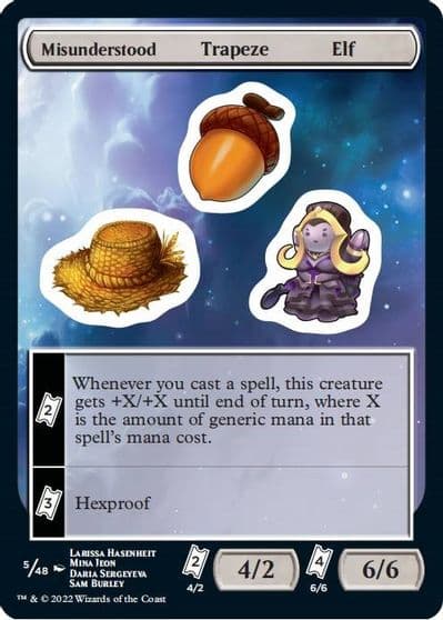 Misunderstood Trapeze Elf Unfinity Magic card