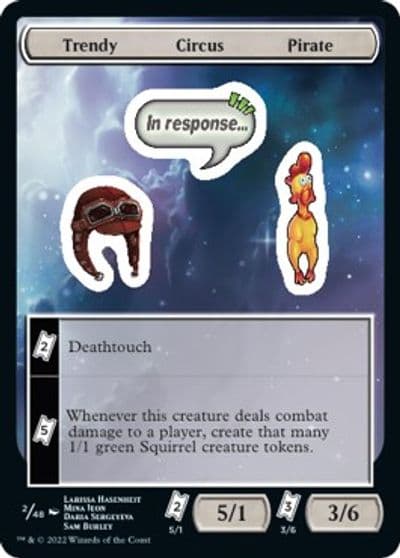 Trendy Circus Pirate Unfinity Magic card