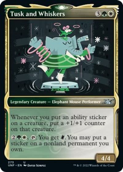 Tusk and Whiskers Showcase Unfinity Magic card