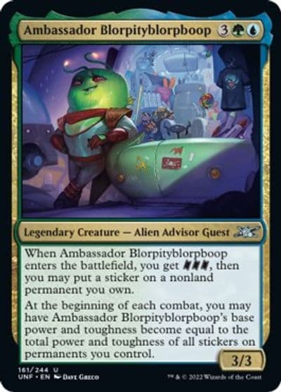 Ambassador Blorpityblorpboop Unfinity Magic card
