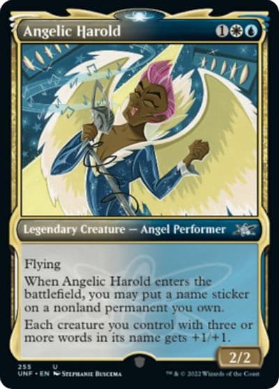 Angelic Harold Showcase Unfinity Magic card