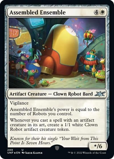 Assembled Ensemble Galaxy Foil Unfinity Magic card