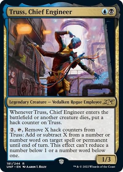 Truss Chief Engineer Unfinity Magic card