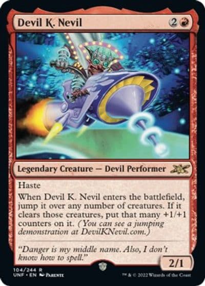 Devil K Nevil Unfinity Magic card