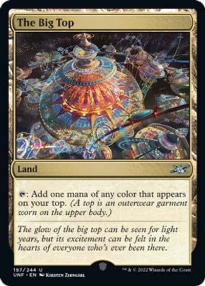 The Big Top Unfinity Magic card