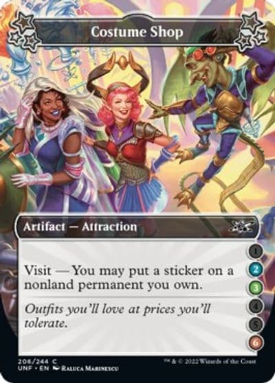 Costume Shop 2 3 6 Unfinity Magic card