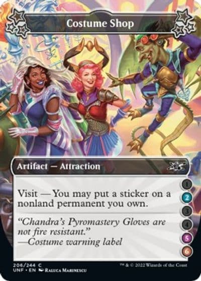 Costume Shop 2 5 6 Unfinity Magic card
