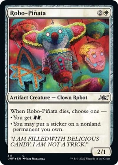 Robo Pinata Galaxy Foil Unfinity Magic card
