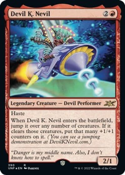 Devil K Nevil Galaxy Foil Unfinity Magic card